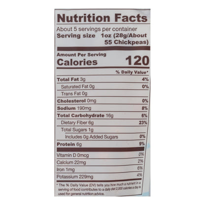 Biena Chickpea Snacks - Sea Salt - Case Of 8 - 5 Oz.