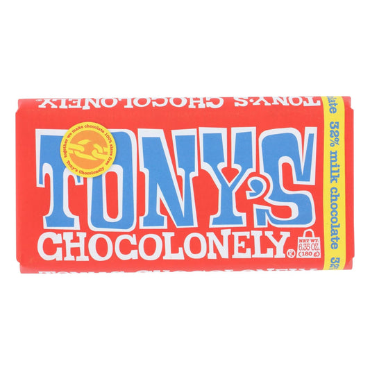 Tony's Chocolonely Milk Chocolate Bar 32% - 15 Pack