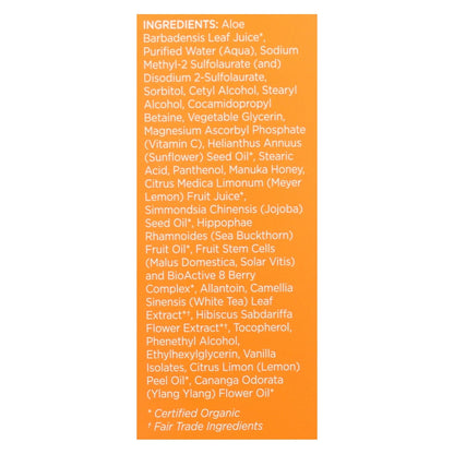 Andalou Naturals Meyer Lemon Cleanser for Combo Skin 6oz