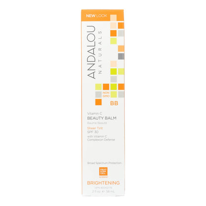Andalou Naturals SPF 30 Sheer Tint Beauty Balm - 2 Oz