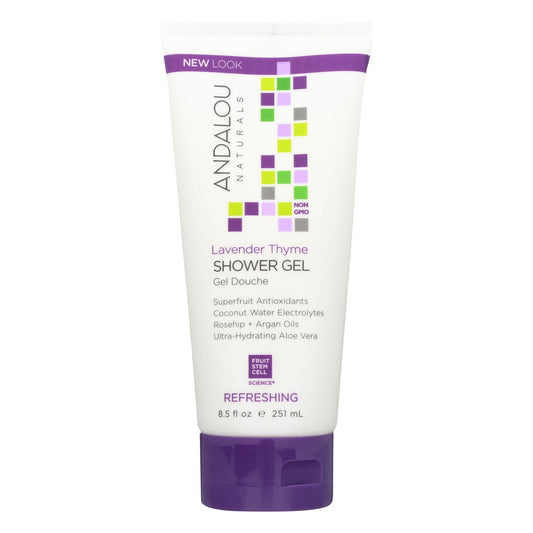 Andalou Naturals Lavender Thyme Shower Gel 8.5 Fl Oz