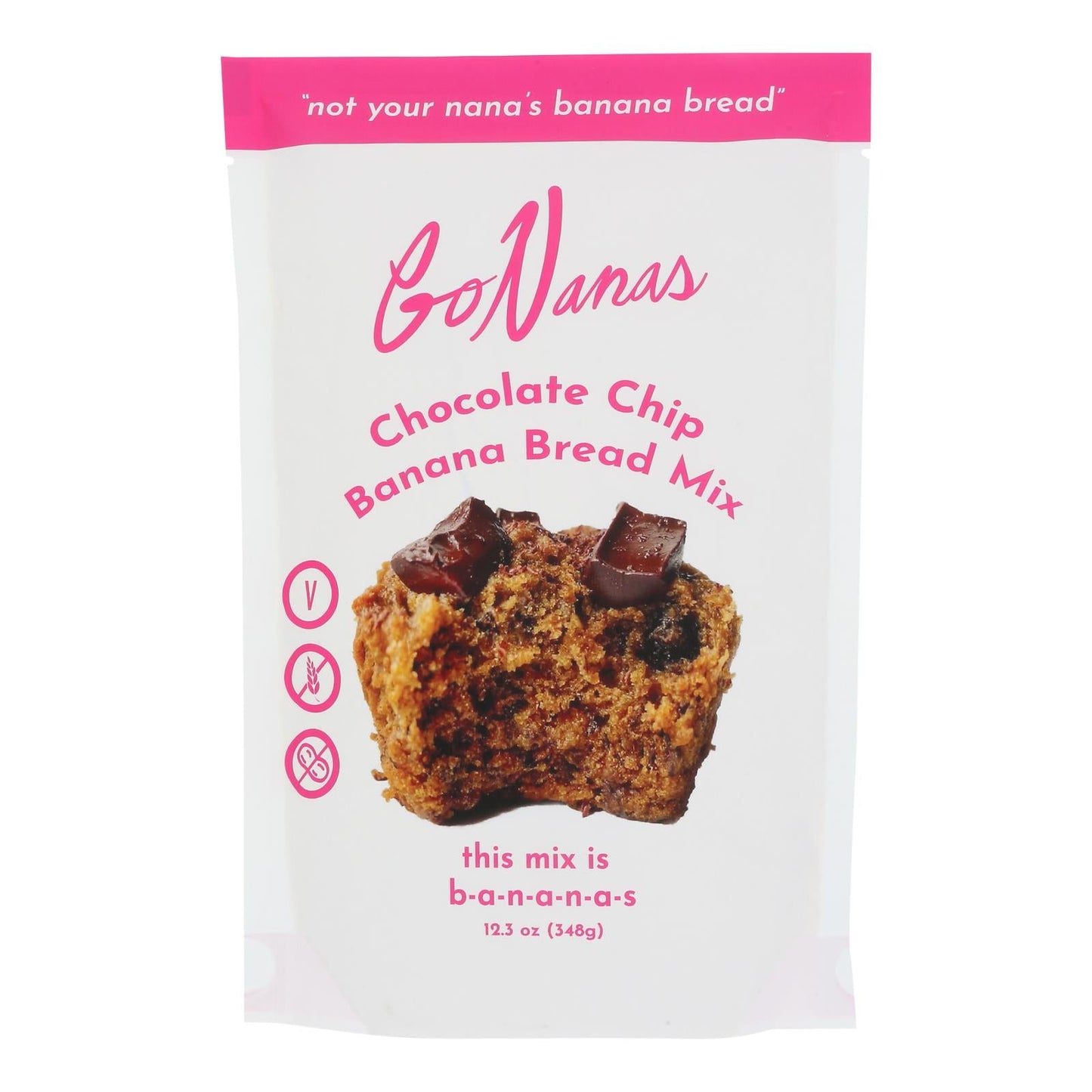 Gonanas Chocolate Chip Banana Bread Mix - 6 Pack