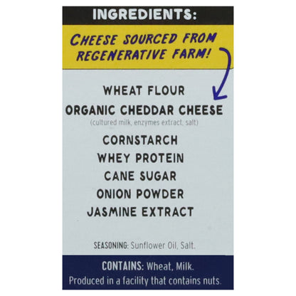 Cheddies Organic Cheddar Sea Salt Crackers, 6-Pack, 4.2 oz