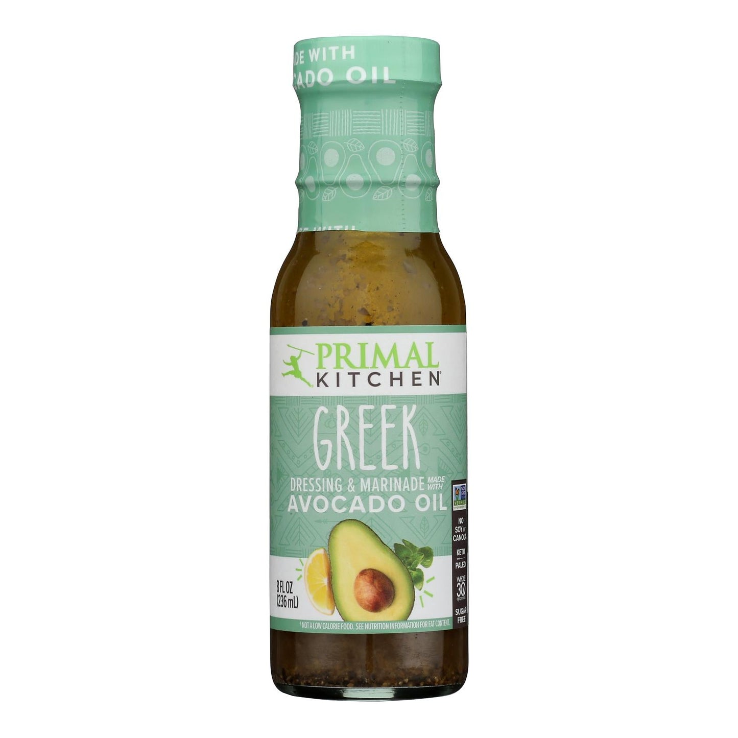 Primal Kitchen Greek Vinaigrette - Avocado & Organic Oil 8oz