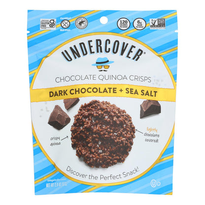 Undercover Quinoa Dark Chocolate Sea Salt Snacks, 12 Pack