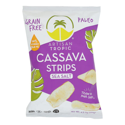 Artisan Tropic Sea Salt Cassava Strips, 12 Pack, 4.5 Oz