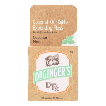 Dr. Ginger's Xylitol & Coconut Expanding Floss - 32 Yards