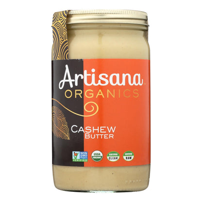 Artisana Nut Butter - Raw Cashew - Case of 6 - 14 oz.