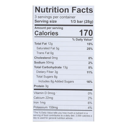 Theo Organic Dark Chocolate Bars - Salted Almond - 12 Pack