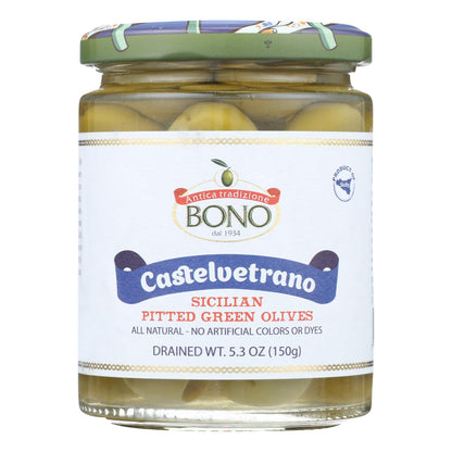 Bono - Olives Pitted Green - Case Of 6-5.3 Oz