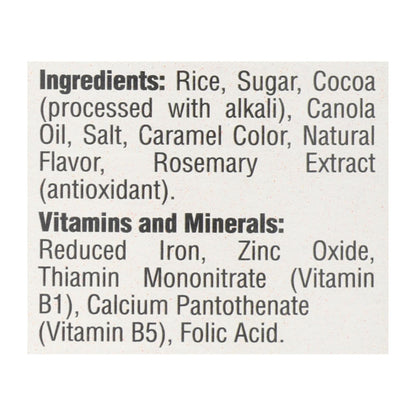 Moms Best Naturals Crispy Cocoa Rice Cereal, 17.5 Oz, 14-Pack