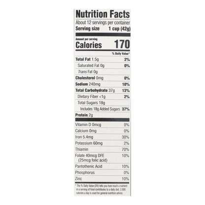 Moms Best Naturals Crispy Cocoa Rice Cereal, 17.5 Oz, 14-Pack