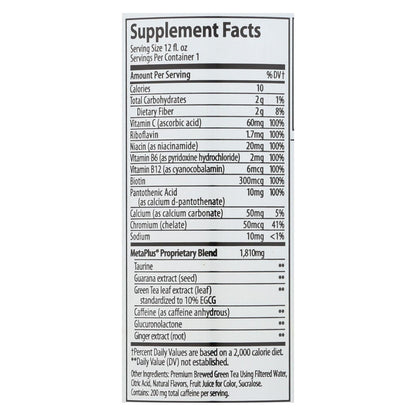 Celsius Peach Mango Green Tea - 12 Pack, 12 oz Each