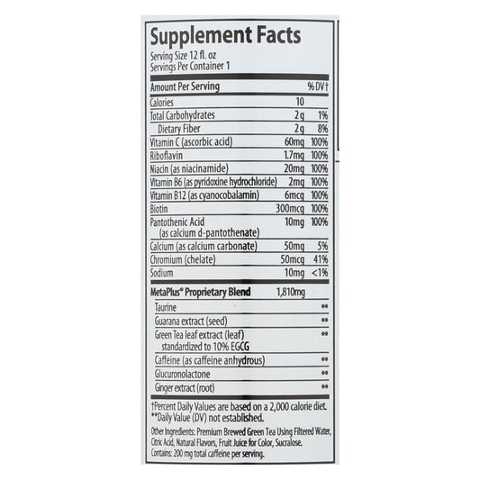 Celsius Peach Mango Green Tea - 12 Pack, 12 oz Each