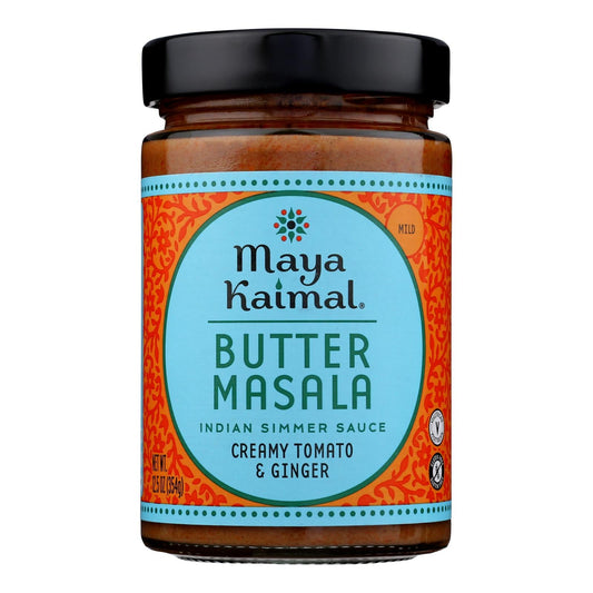 Maya Kaimal Butter Masala Sauce, 6 Pack, 12.5 Oz Each