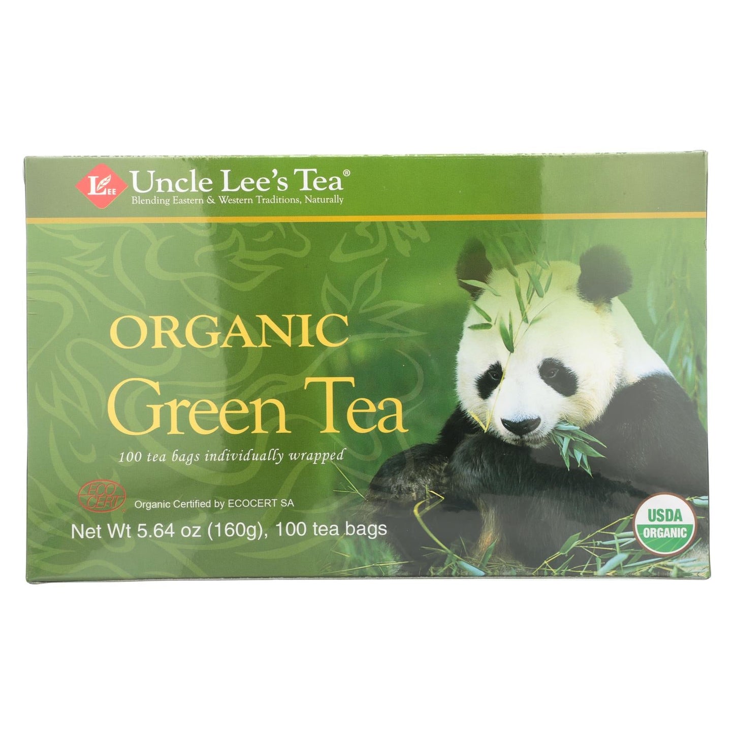 Uncle Lee's Organic Green Tea - 100 Bags