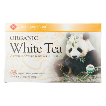 Uncle Lee's Organic White Tea - 100 Bags
