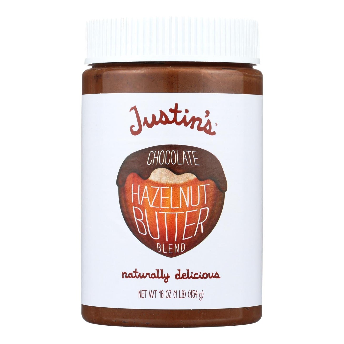 Justin's Chocolate Hazelnut Butter - 16 oz, 6 Pack