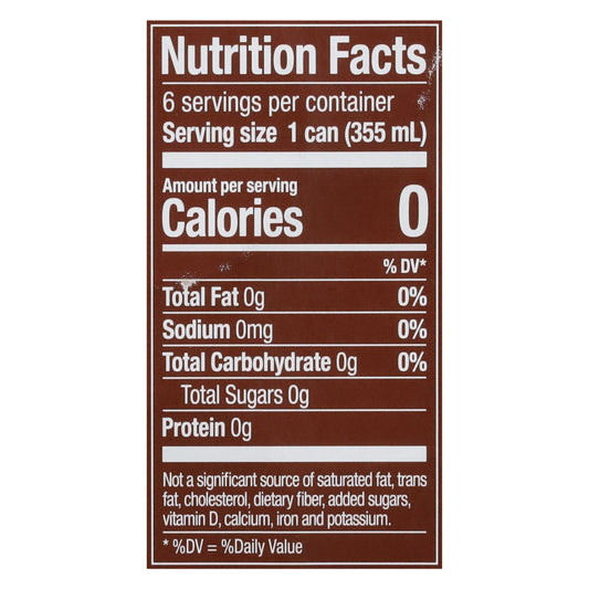 Zevia Zero Calorie Ginger Root Beer, 24-Pack Cans