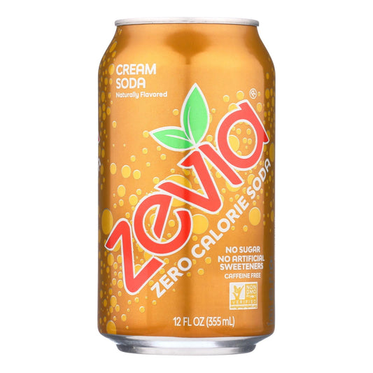 Zevia - Soda Cream 0 Cal Can - CS of 4-6/12 FZ