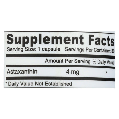 Deva Vegan Astaxanthin 4mg Antioxidant - 30 Capsules