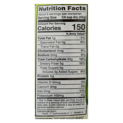 Nature's Earthly Choice Pearled Farro, 6-Pack, 14 Oz