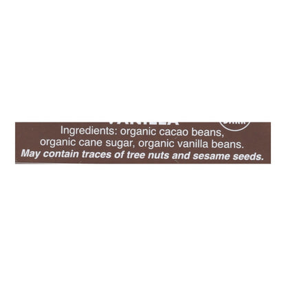 Taza Organic Vanilla Dark Chocolate Discs, 50% - 2.7 oz, 12-Pack