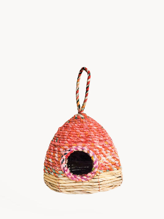 KORISSA Seagrass & Sari Birdhouse - Garden