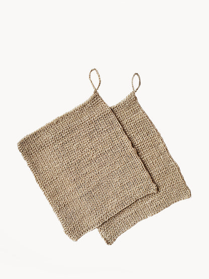 KORISSA Hemp Washcloth (Set of 2)