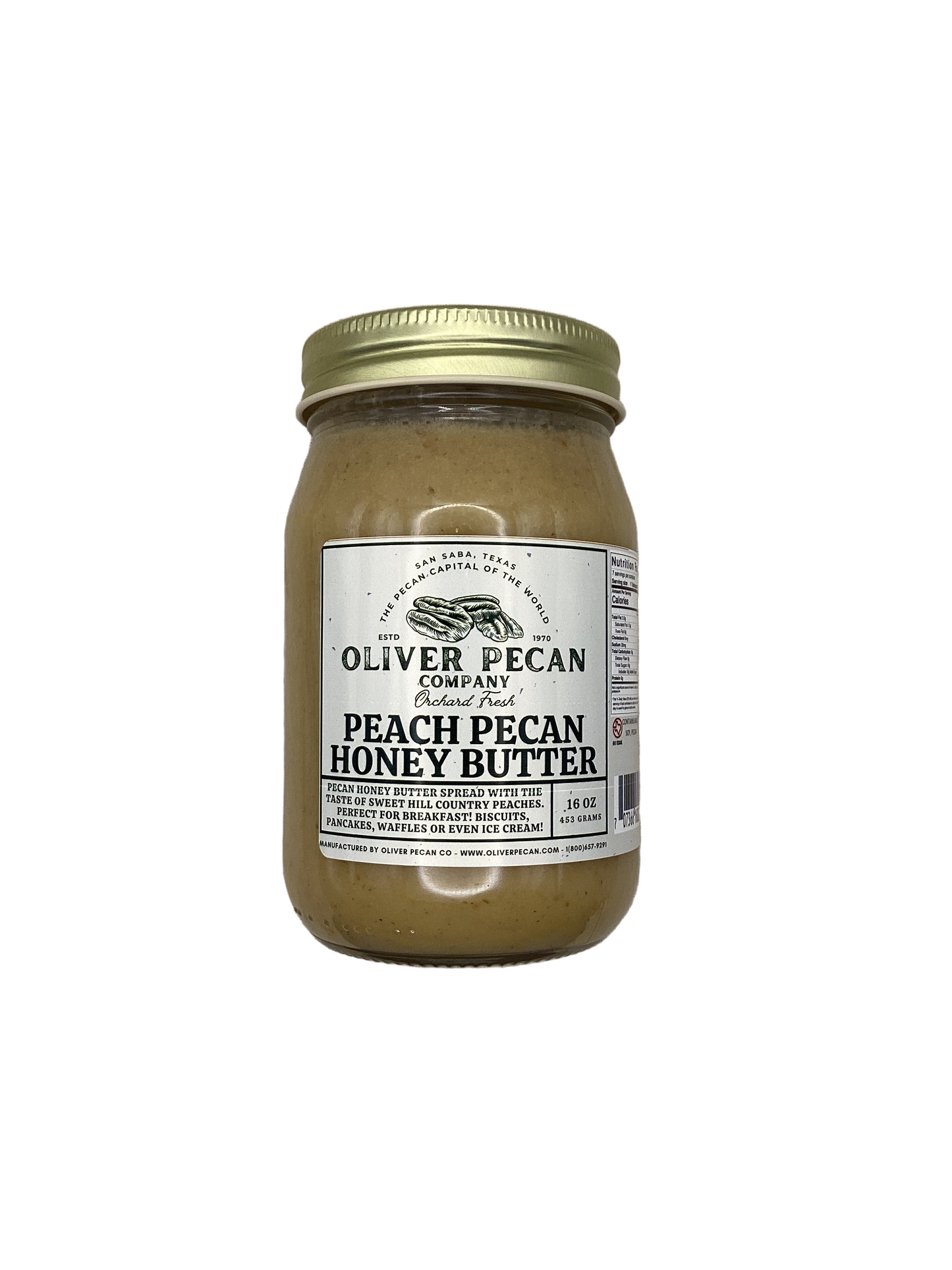Pecan Honey Butter - 16 oz
