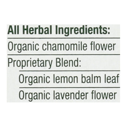 Organic Chamomile Lavender Tea, Caffeine-Free, 6 Boxes, 16 Bags
