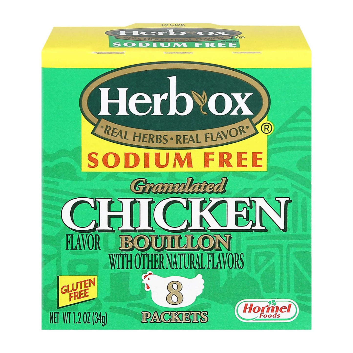 Herb-ox Chicken Bouillon, Low Sodium, 12 Pack