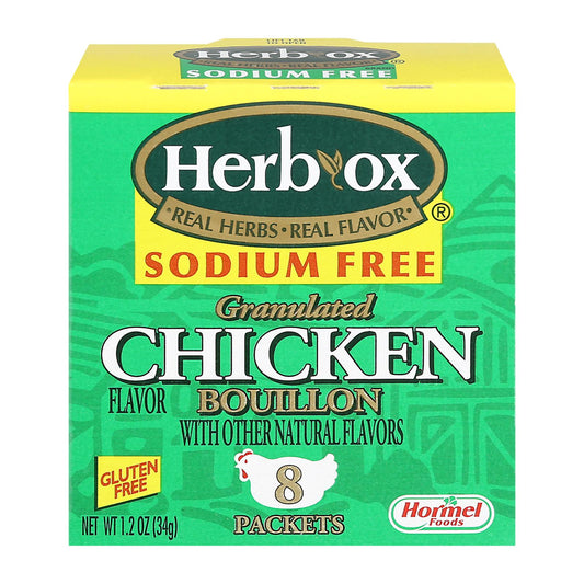 Herb-ox Chicken Bouillon, Low Sodium, 12 Pack