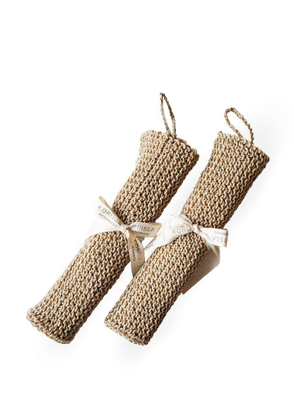 KORISSA Hemp Washcloth (Set of 2)