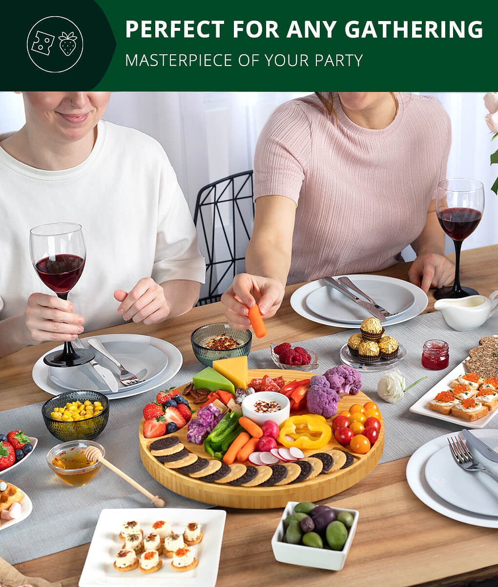 Royal Craft Wood Round Cheese Board