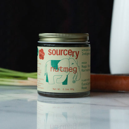 Sourcery Nutmeg Jars - 6 Jars x 1 Case