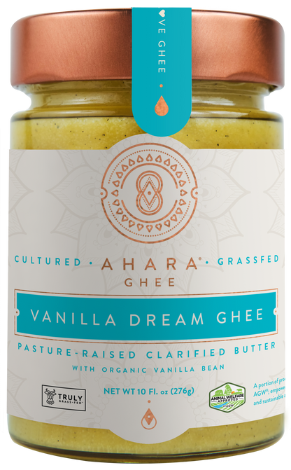 Grass-Fed Vanilla Dream Ghee | Ahara Rasa