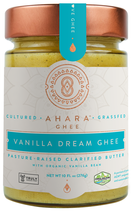 Grass-Fed Vanilla Dream Ghee | Ahara Rasa