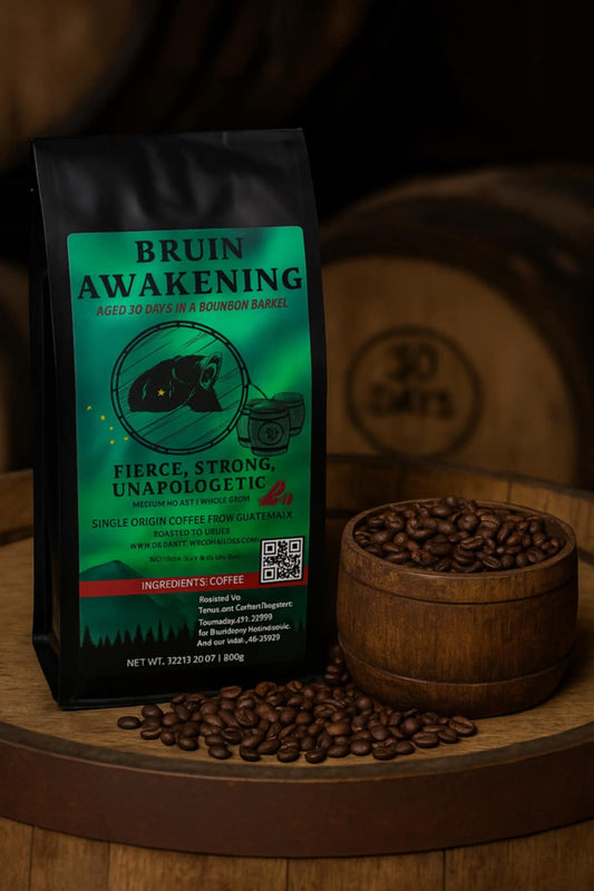 Bruin Awakening-Whisky "BEAR"-el aged coffee