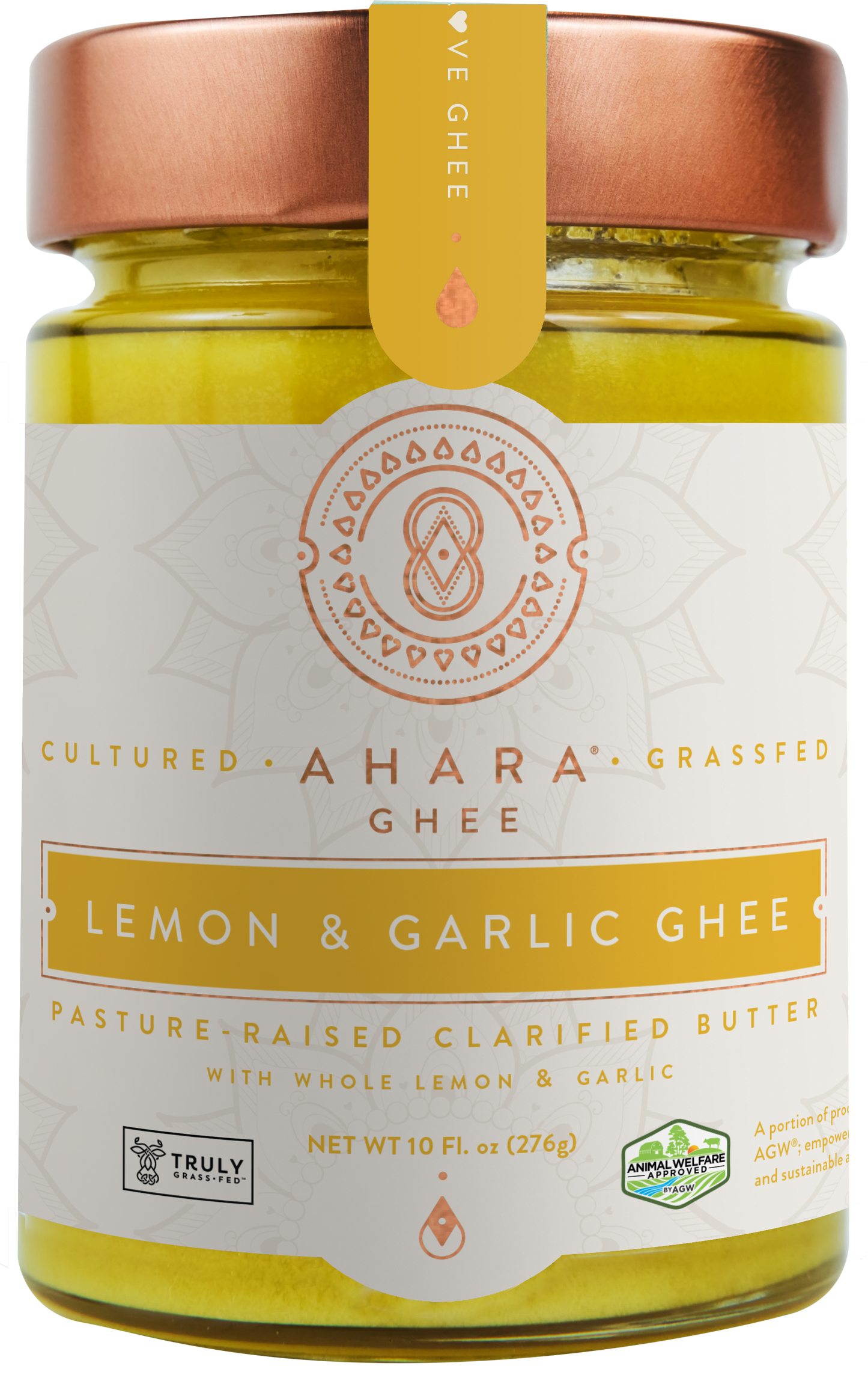 Grass-Fed Lemon & Garlic Ghee | Ahara Rasa