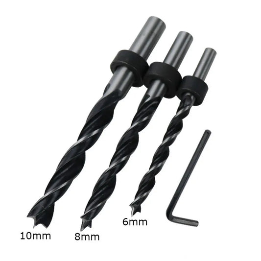 Woodworking 6/8/10Mm Vertical Pocket Hole Jig Self Centering Dowel Drill Guide Pin Fixture Sliding Drilling Punch Guide Set