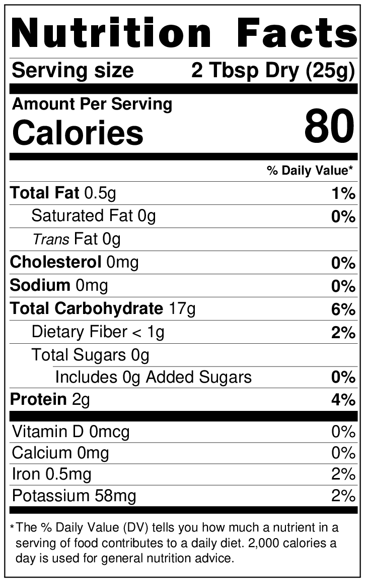Forbidden Rice, Black, Organic (Black Pearl Rice)