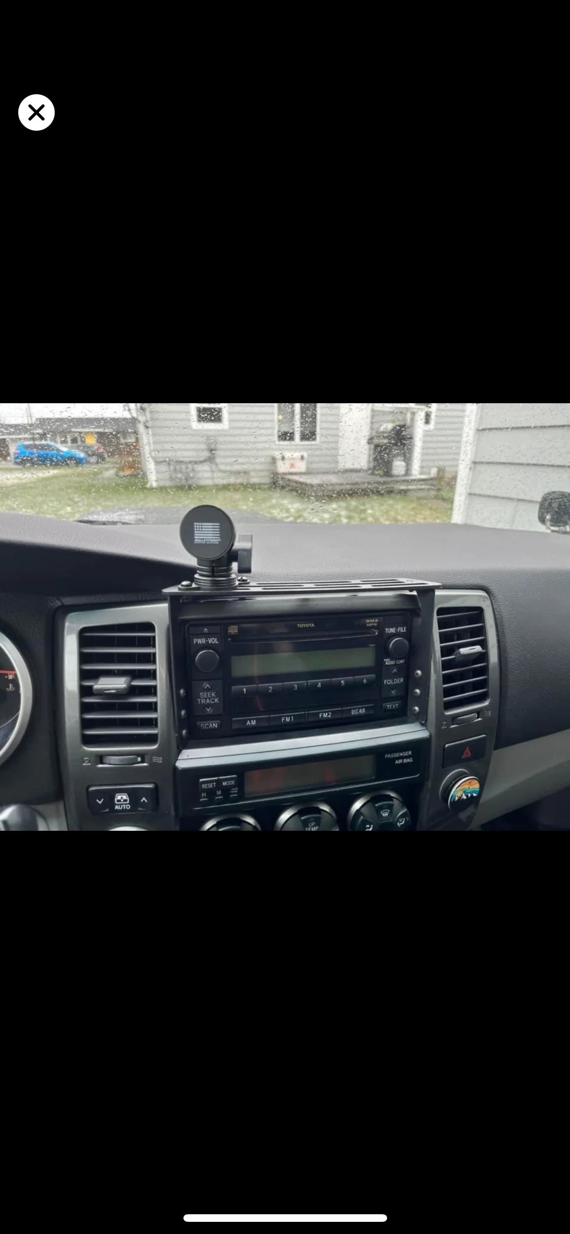 2003-2009 Toyota 4runner (4th Gen) Accessory Dash Mount Molle AMP Phone Tablet Radios Overlanding