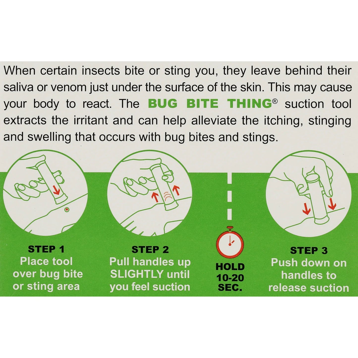 - Natural Bug Bite Relief and Removal Tool -Chemical Free