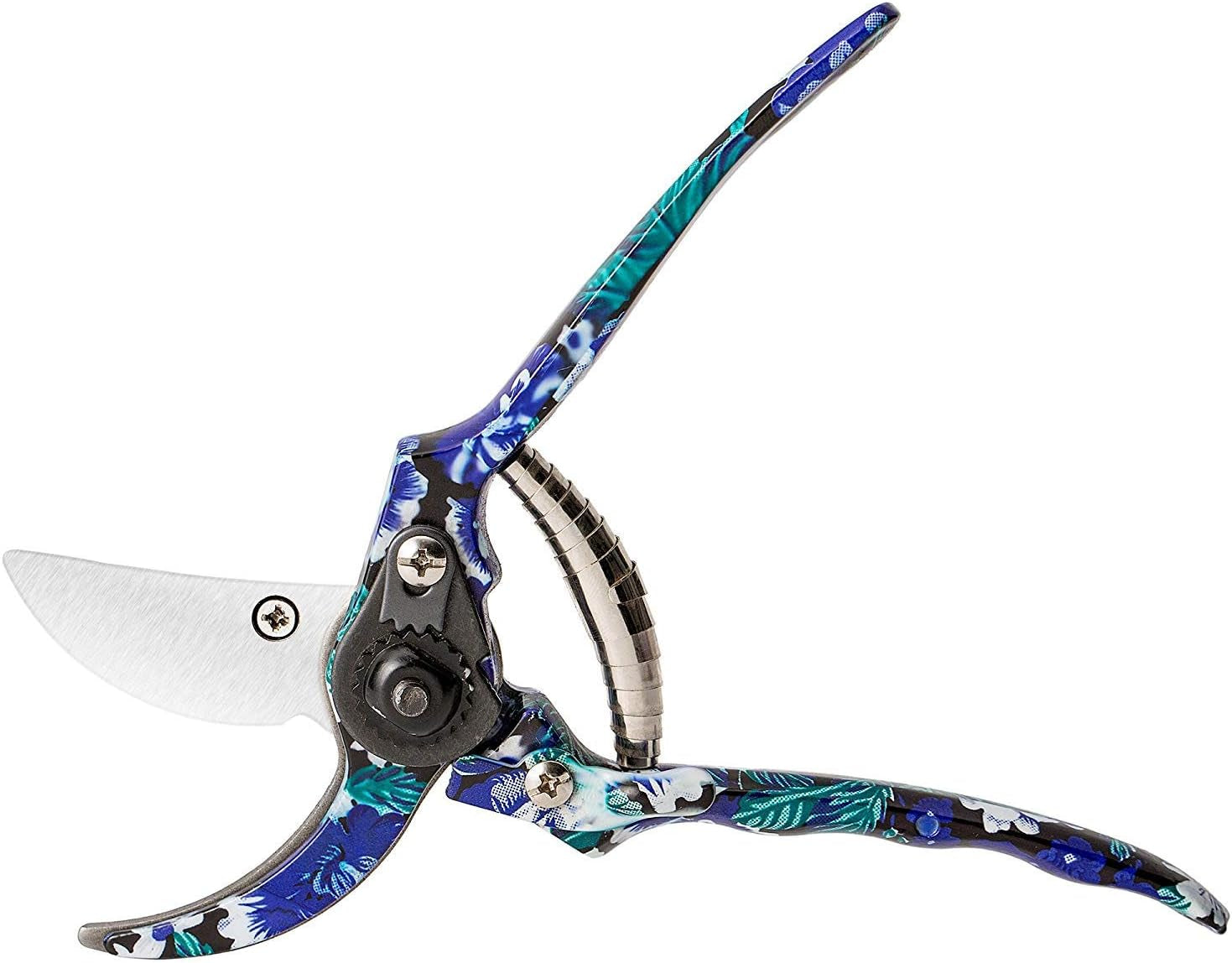 3 Piece Aluminum Garden Tool Set - Trowel, Cultivator, Pruning Shear, Gift Set for Gardening Needs (Purple&Blue)