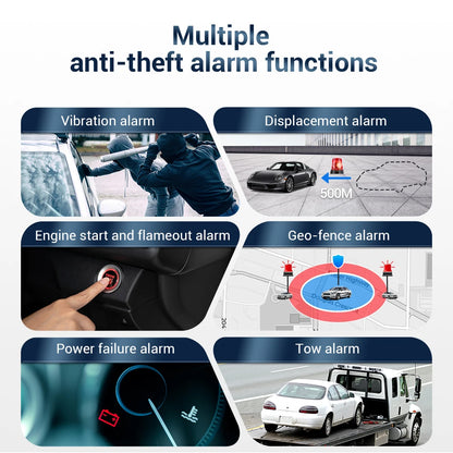 Rastreador Veiculo GPS Para Auto MV710G 9-90V Cut off Fuel Mini 4G GPS Tracker for Car Vibrate ACC On/Off Alerts PK J16