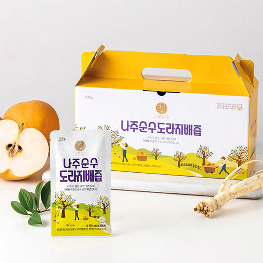 Najuiga Pure Balloon Flower Root and Pear Juice (100ml x 20 Pouches)