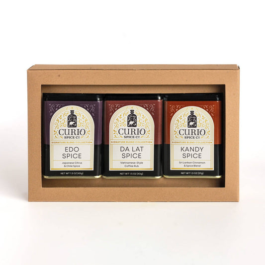 Curio 3 Tin Gift Box Spice - 6 Pack Case