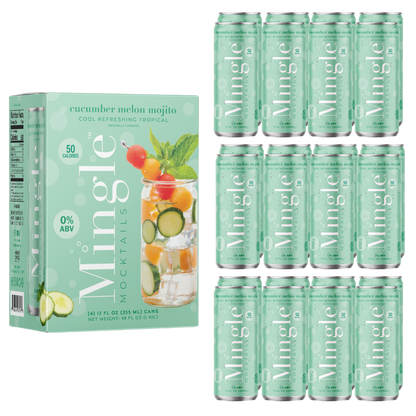 Cucumber Melon Mojito by Mingle Mocktails - Non Alcoholic Beverages