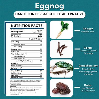 Holiday Eggnog Herbal Coffee